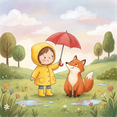 Soft watercolor style